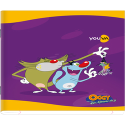 Youva Double Line 84pgs Notebook 15.5 x18.8cm